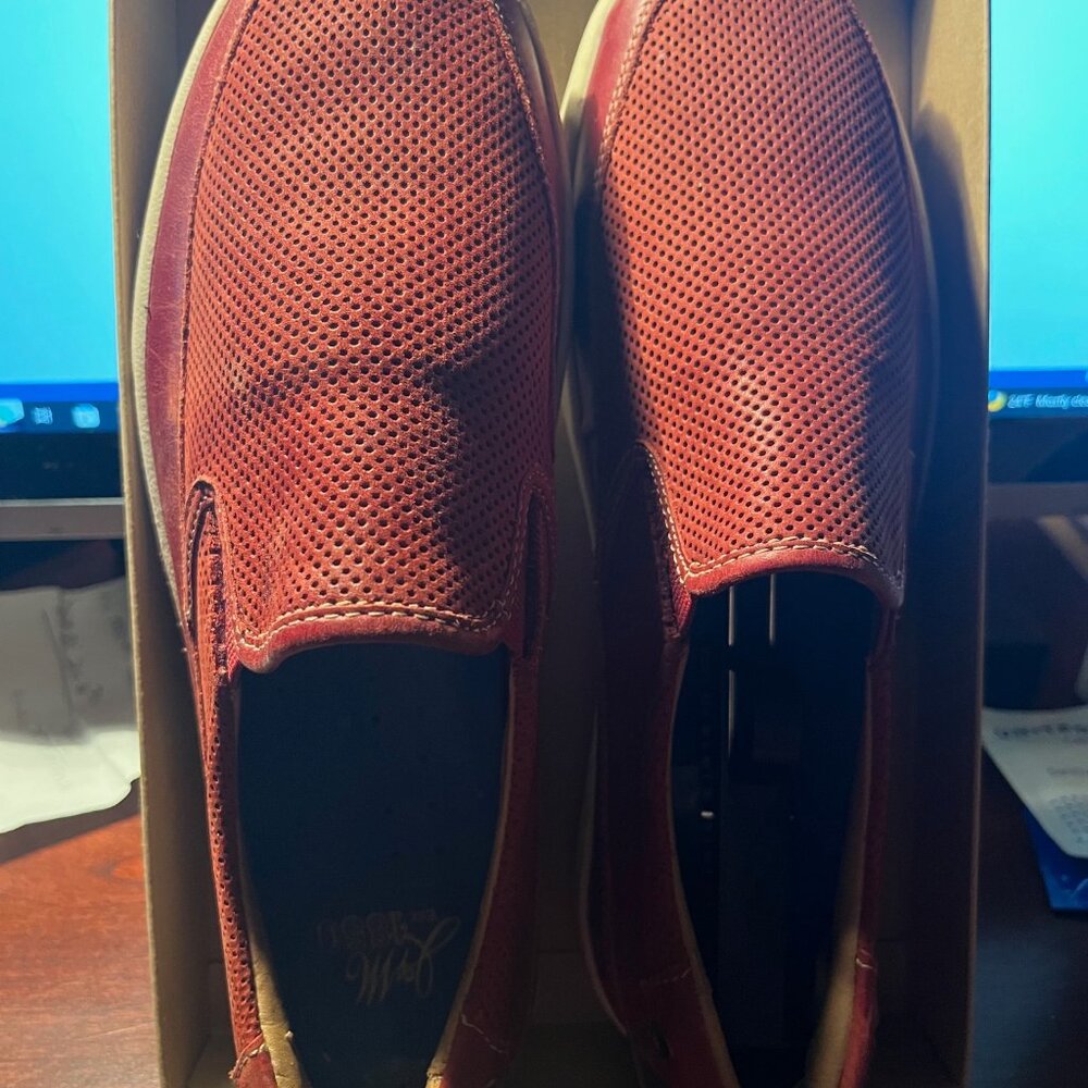 J&M men's 8.5 boat shoes